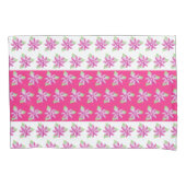 Omkeerbare Floral of Stripe Pillow Hoesje Kussensloop (Voorkant)