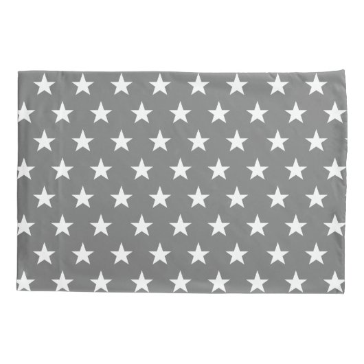 Omkeerbare grijs en wit kussensloop (Achterkant)