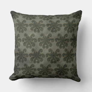 Omkeerbare groene/bruine decoratieve piloot kussen