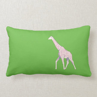 Omkeerbare groene Giraffe Lumbar Pillow Kussen