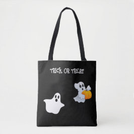 Omkeerbare Halloween snoep canvas tas
