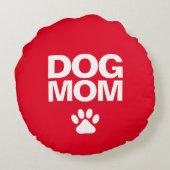 Omkeerbare hond MOM Rond Kussen (Achterkant)