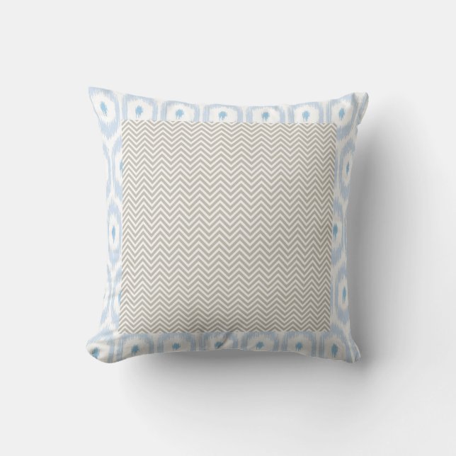 Omkeerbare iKat en Chevron PIllow Kussen (Voorkant)