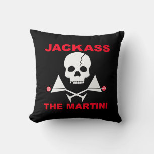OMKEERBARE Jackass, The Martini Amerikaanse MoJo K Kussen