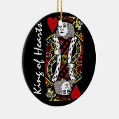 Omkeerbare koning van het Ornament van de harten (Rechts)