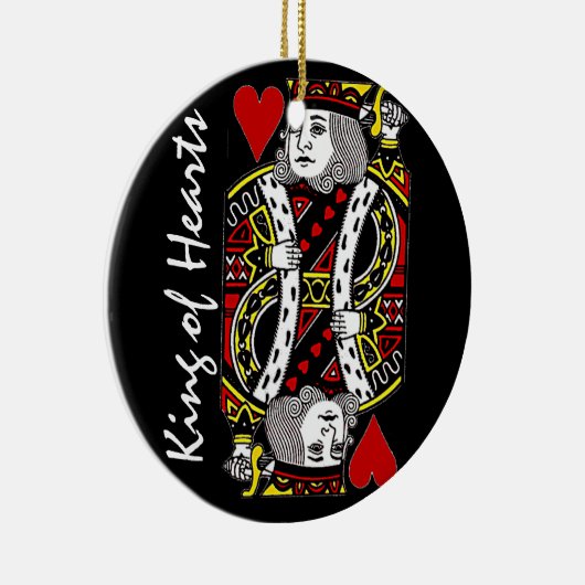 Omkeerbare koning van het Ornament van de harten (Rechts)