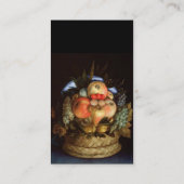 Omkeerbare kop met korf fruit visitekaartje (Achterkant)