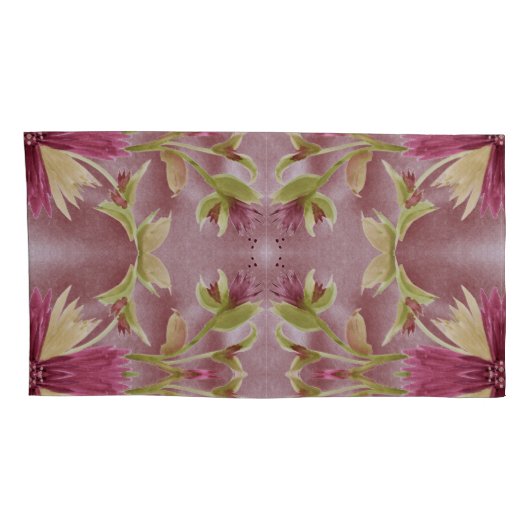 Omkeerbare kussen Hoesjes met olijf en Bourgogne Kussensloop (Achterkant-Rechts)