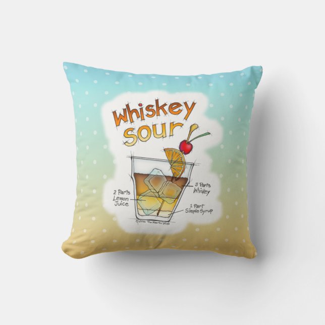 OMKEERBARE KUSSEN - WHISKEY SOUR RECEPT KUNST (Voorkant)