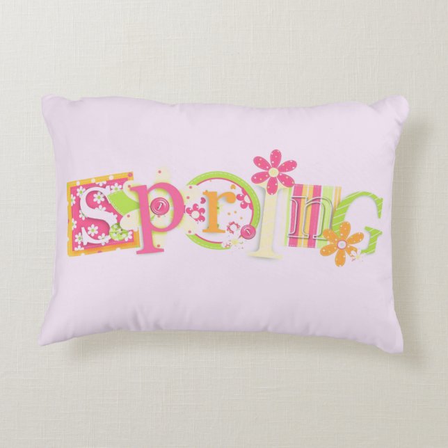 Omkeerbare lente-PIllow Decoratief Kussen (Achterkant)