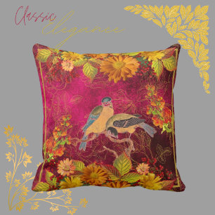 Omkeerbare marine & witte meetkunde Solid Reverse Kussen