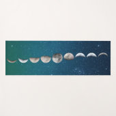Omkeerbare moonfasen en Sunset Sky Yogamat (Voorkant (horizontaal))