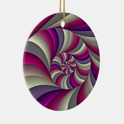 Omkeerbare spoel keramisch ornament (Rechts)