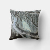 Omkeerbare Spooky Buzzard op Tak Kussen (Achterkant)