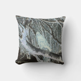 Omkeerbare Spooky Buzzard op Tak Kussen