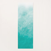 Omkeerbare Turquoise Beach Waves Yoga Mat (Achterkant)