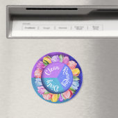 Omkeerbare Vaatwasser Tulpen Clean Borden Keuken Magneet (Insitu (Vaatwasser))