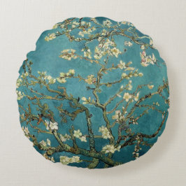  Omkeerbare Van Gogh Almond Blossom Rond Kussen
