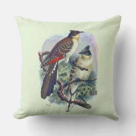Omkeerbare Vintage Vogels Natuur Wilde Dieren Kussen