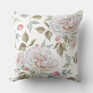 Omkeerbare Waterverf Floral Pillow Kussen