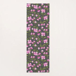 Omkeerbare Waterverf Florals Yoga Mat