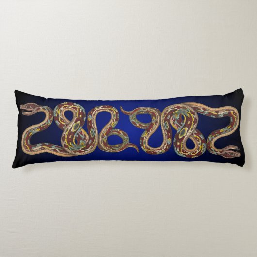 Omkeerbare wilde Natuur boa constrictor slang Lichaamskussen (Voorkant)