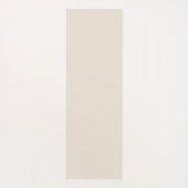 Omkeerbare Yoga Mat Twee Toned - Zwart en Crème (Achterkant)