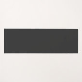 Omkeerbare Yoga Mat Twee Toned - Zwart en Crème (Voorkant (horizontaal))