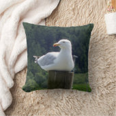 Omkeerbare zeemeeuw liggend kussen (Deken)