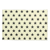  omkeerbare zwart-wit en Cream Star Kussensloop (Achterkant)