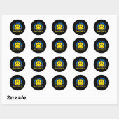 Omlaag bewustzijn Extra chromosoomtoerisme Ronde Sticker (Vel)
