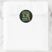 Omlaag bewustzijn Extra chromosoomtoerisme Ronde Sticker (Tas)