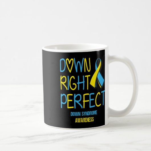 Omlaag bewustzijn triomie 21 koffiemok (Rechts)