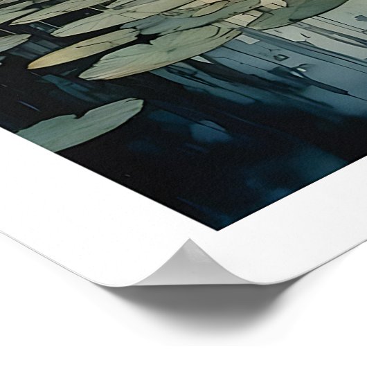 Omlaag bij de rivier - Print (Hoek)