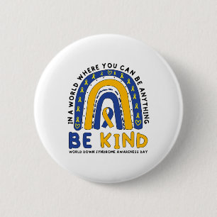 Omlaag de gevoeligheid van het syndroom als blauw  ronde button 5,7 cm