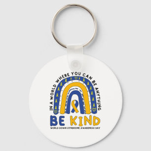 Omlaag de gevoeligheid van het syndroom als blauw sleutelhanger