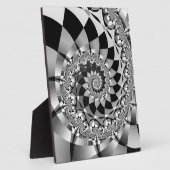 "Omlaag de Konijnenhol" Grote Plak Fotoplaat (Zijkant)