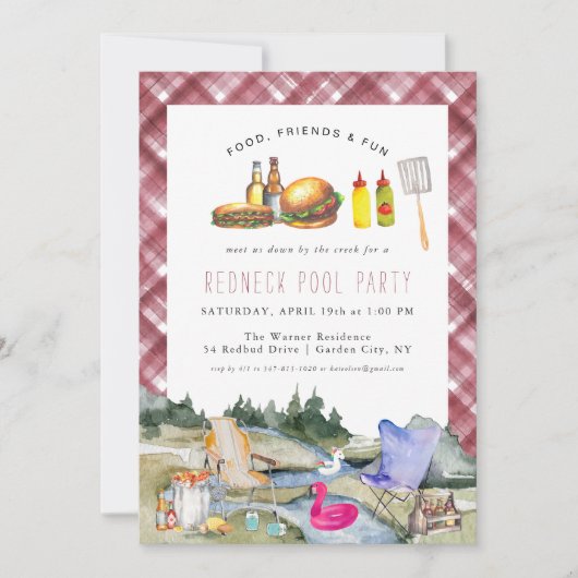 Omlaag door de Creek | Pool in roodhals (Voorkant)