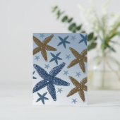 Omlaag door de Zee Starfish Briefkaart (Staand voorkant)