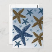 Omlaag door de Zee Starfish Briefkaart (Voorkant / Achterkant)