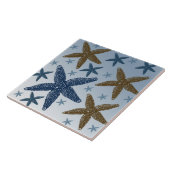 Omlaag door de Zee Starfish Tegeltje (Zijkant)