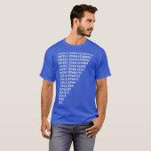 Omlaag economische aspecten - arbeid t-shirt (Voorkant volledig)