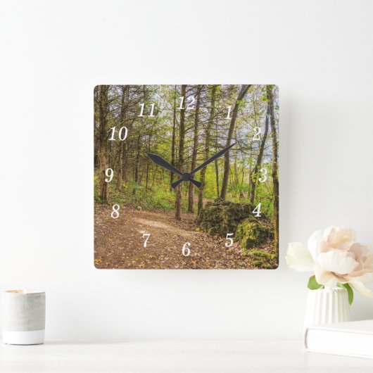 Omlaag en rond wandklok (Huis)