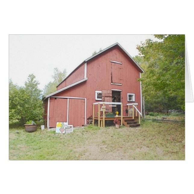 Omlaag het Boerderij van de Lane (Voorkant Horizontaal)