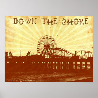 Omlaag het Poster van de Shore