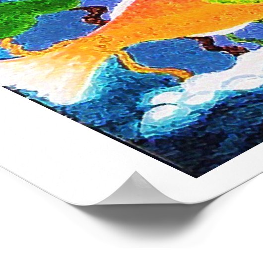 Omlaag in de Pond Poster (Hoek)