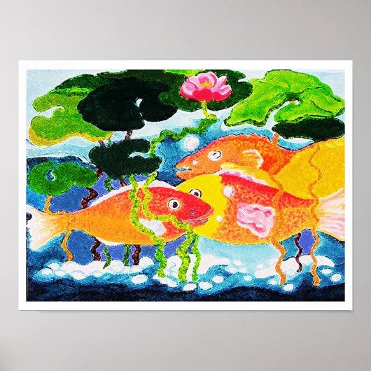 Omlaag in de Pond Poster (Voorkant)