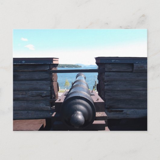 Omlaag kijkend briefkaart (Voorkant)