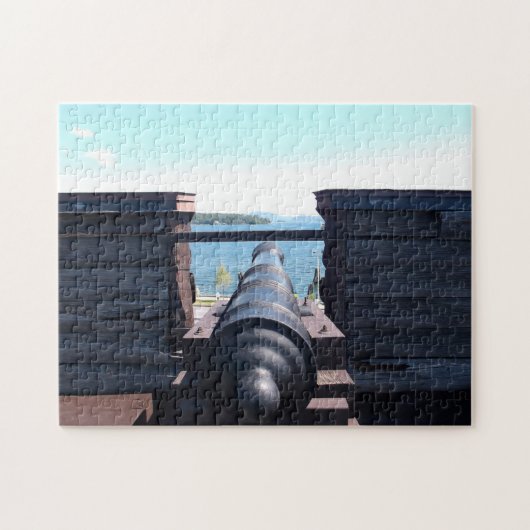 Omlaag kijkend legpuzzel (Horizontaal)