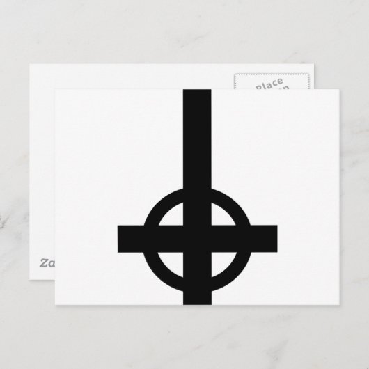 Omlaag Kruis Briefkaart (Voorkant / Achterkant)